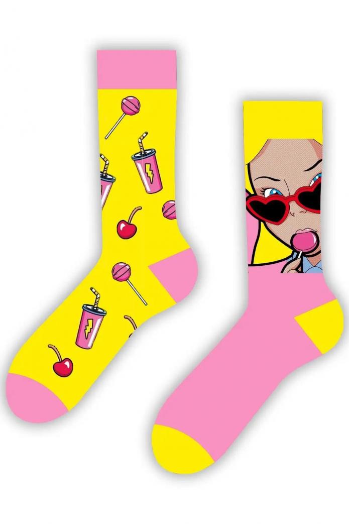 5'li Barbie Desenli Renkli Sağlı Sollu Çorap Seti