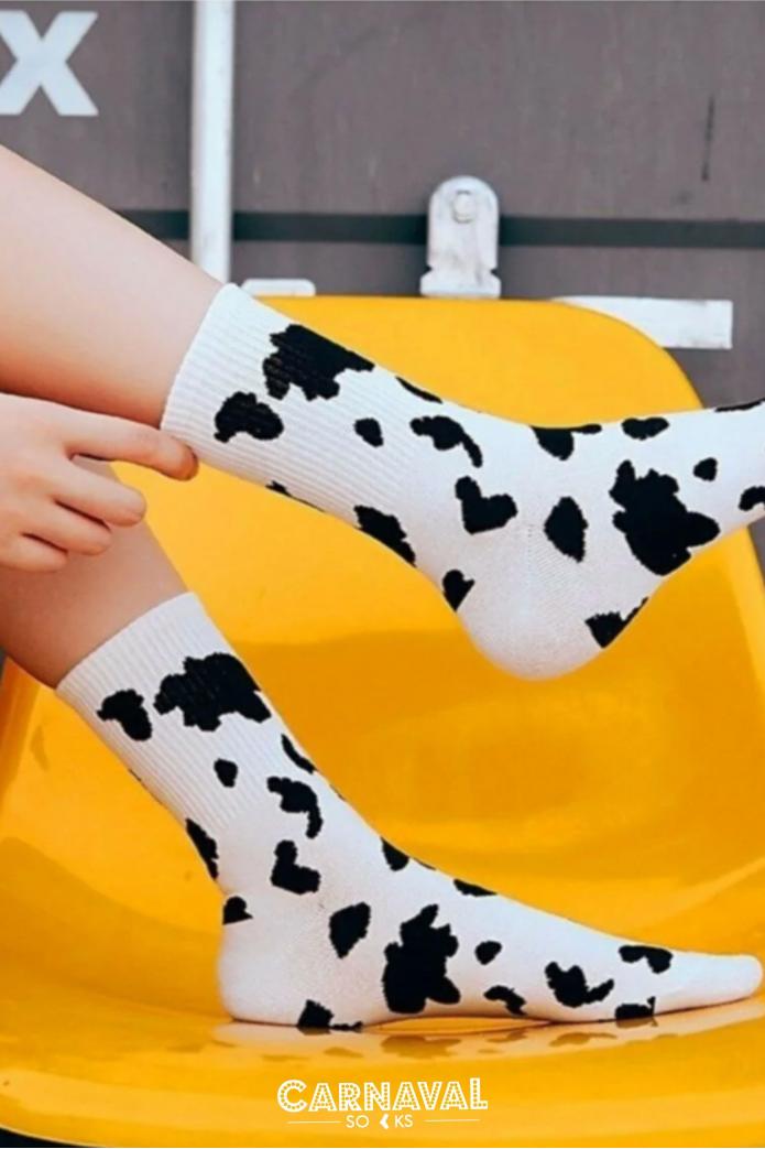 5'li Milk Çemberler Desenli Spor Çorap Kutusu