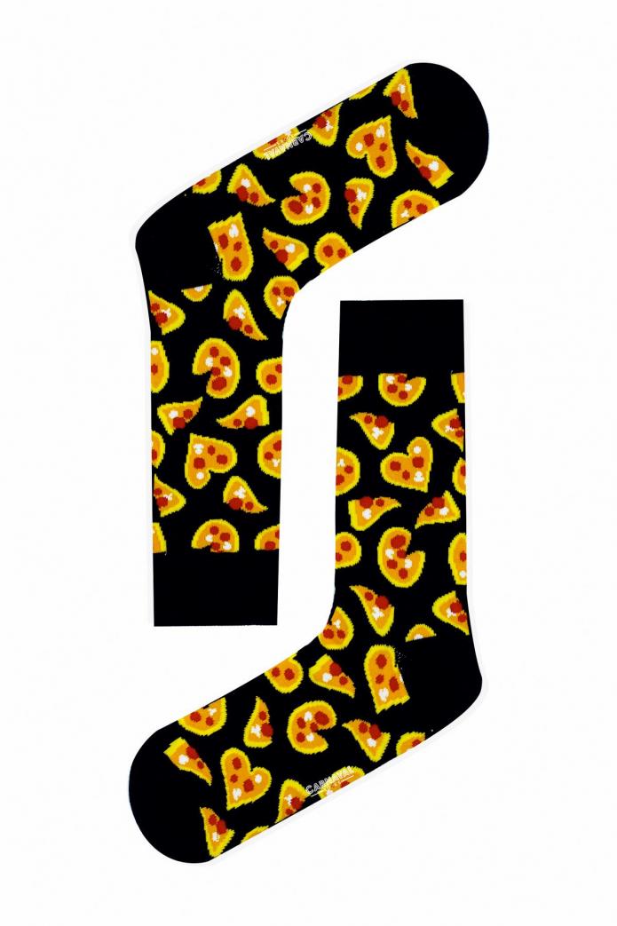 5'li Fast Food -2 Desenli Renkli Çorap Kutusu