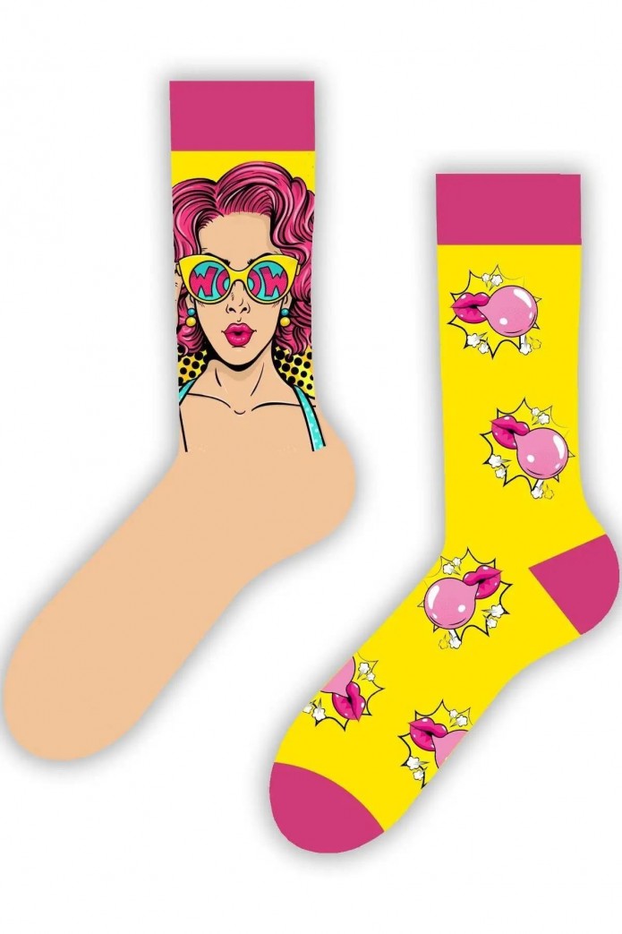 5'li Sağlı Sollu Barbie Desenli Renkli Çorap Seti