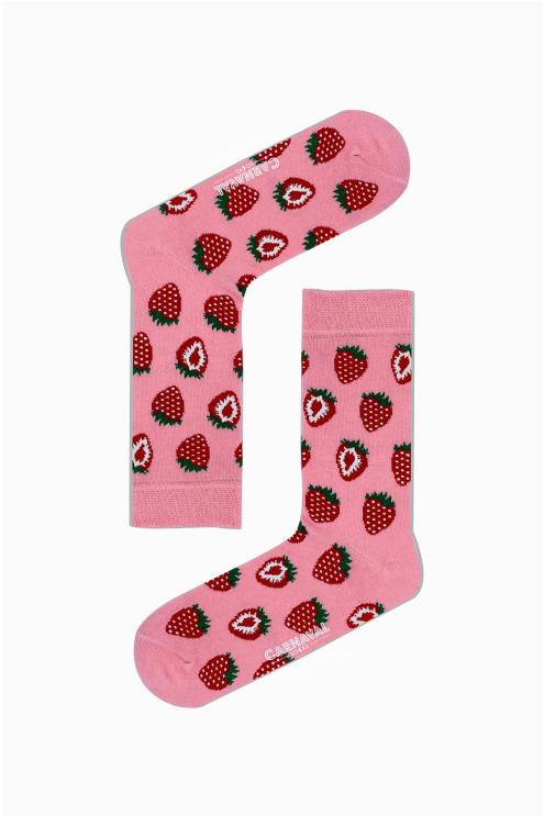 5'li Yaz Meyveleri Desenli Renkli Çorap Kutusu