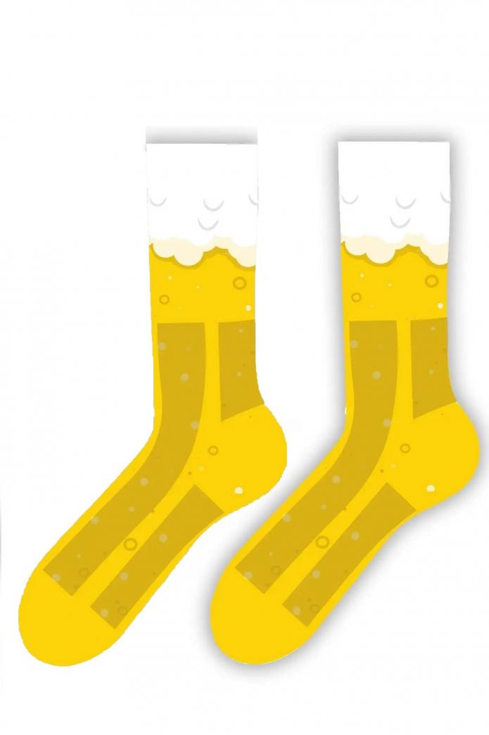 6'lı Bira ve Fast Food Temalı Çorap Seti
