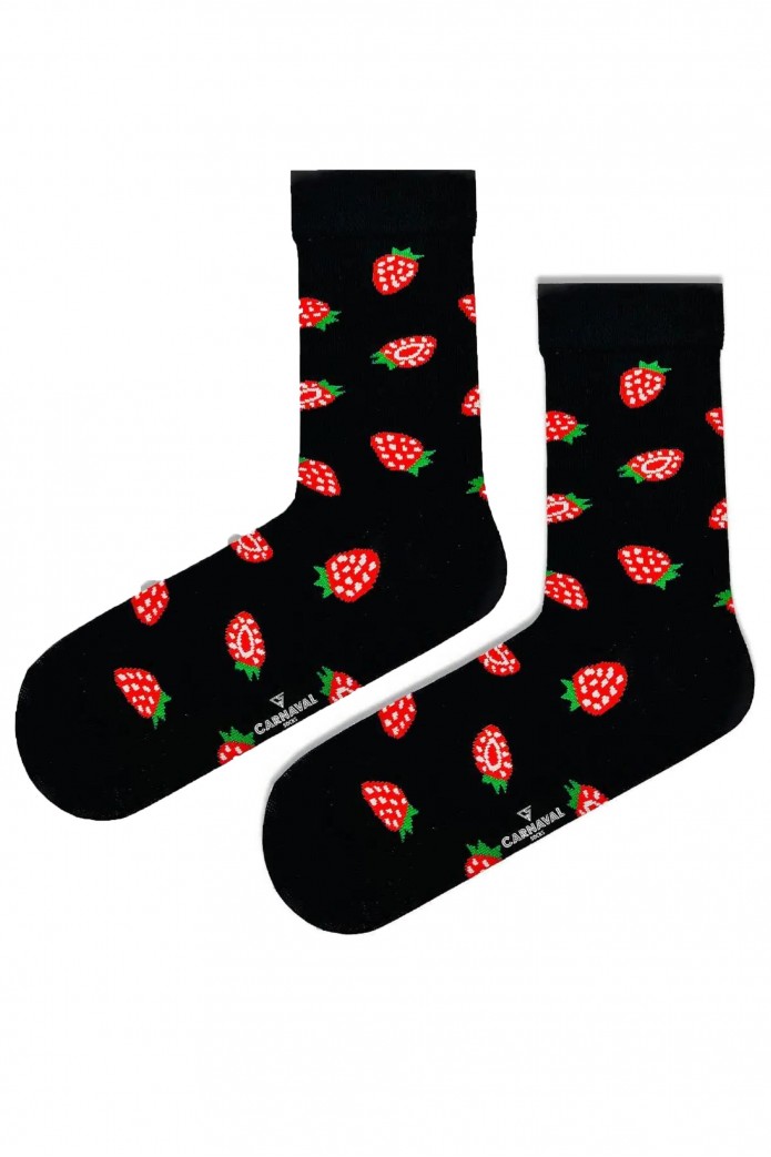6'lı Yaprak ve Meyve Desenli Çorap Seti 