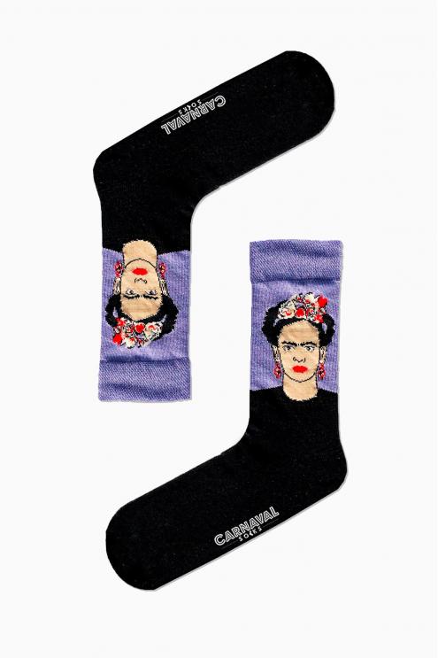 7'li Art Socks Sanat Desenli Renkli Çorap Set