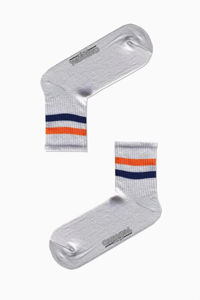 7'li Çemberli Desenli Renkli Spor Çorap Set
