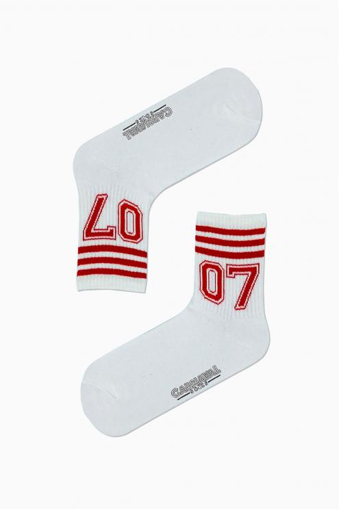 7'li Fit Atletik Renkli Spor Çorap Set