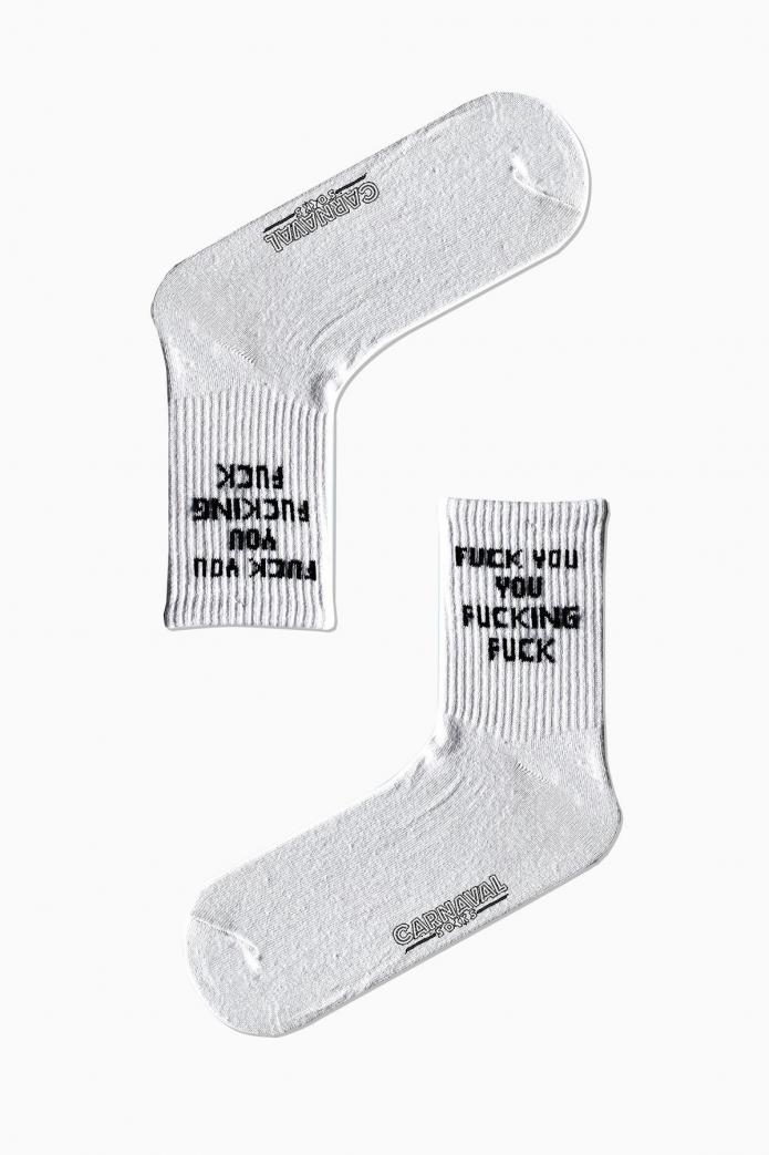 7'li Kudurtan Yazılı  Desenli Renkli Spor Çorap Set