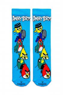 Angry Birds Desenli Renkli Çorap