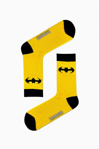 Batman Logolu Desenli Renkli Çorap