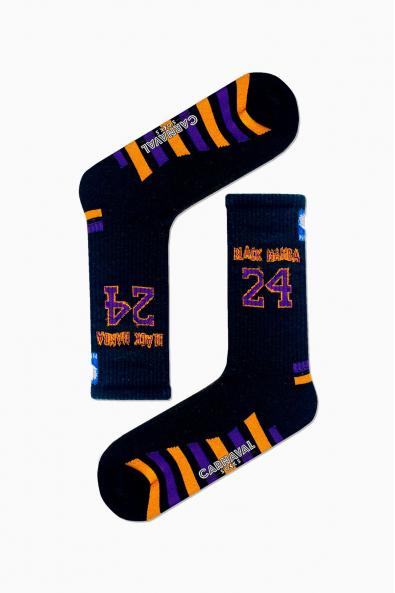 Black Mamba 24 Yazılı Nba Basketball Desenli Renkli Spor Çorap