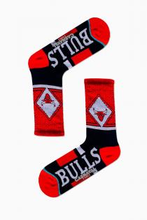 Chicago Bulls Nba Basketball Desenli Renkli Spor Çorap