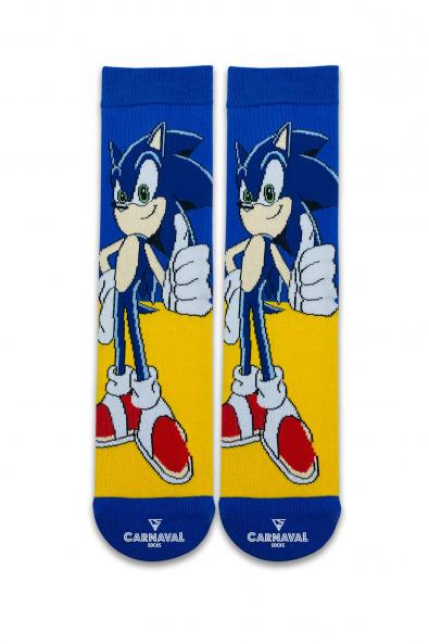 Super Sonic Desenli Renkli  Çorap 