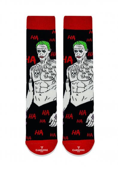 Joker  Desenli Renkli Çorap 