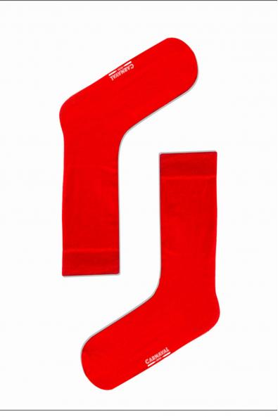 Kırmızı Renkli Pastel Tasarım Çorap