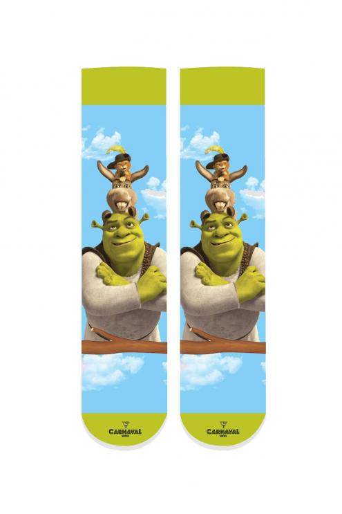 Shrek Desenli Renkli Çorap