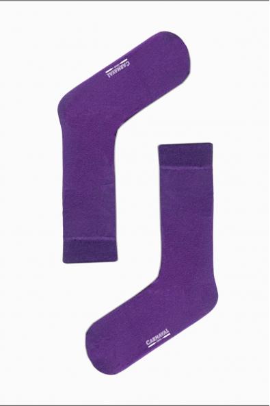 Mor Renkli Pastel Tasarım Çorap