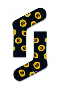 Bitcoin Desenli Renkli  Çorap 
