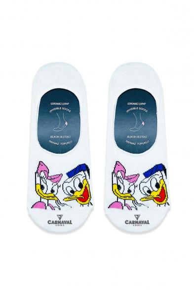 Babet Daffy Ve Daisy Tasarımlı Renkli Çorap