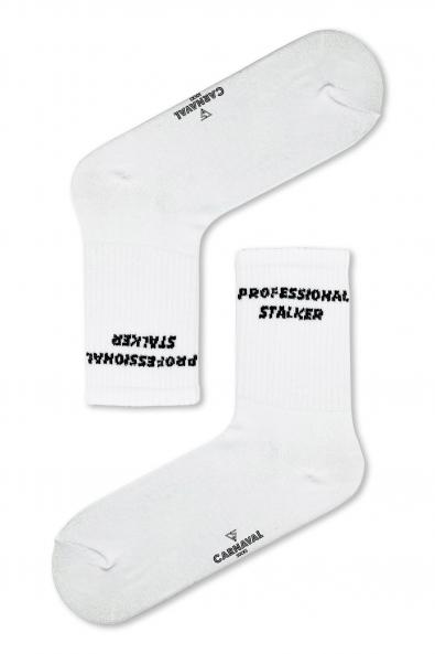 Professional Stalker Yazılı Desenli Renkli Spor Çorap