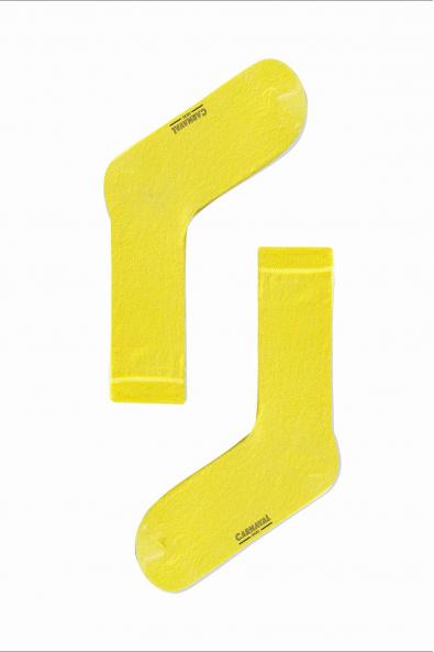Sarı Soft Renkli Çorap