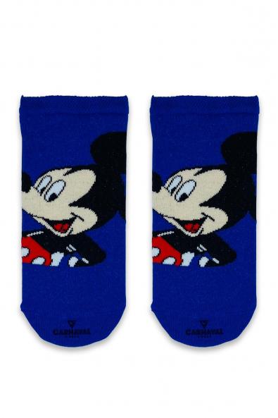 Patik Mickey Mouse Desenli Renkli Çorap